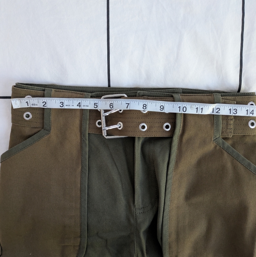 10 Crosby Derek Lam Two-Tone Cargo Pants - Picture 8 of 10
